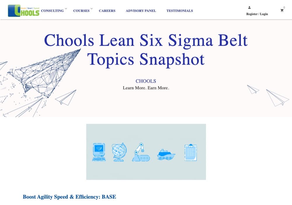 Chools — Learning & Consulting Platform — screenshot